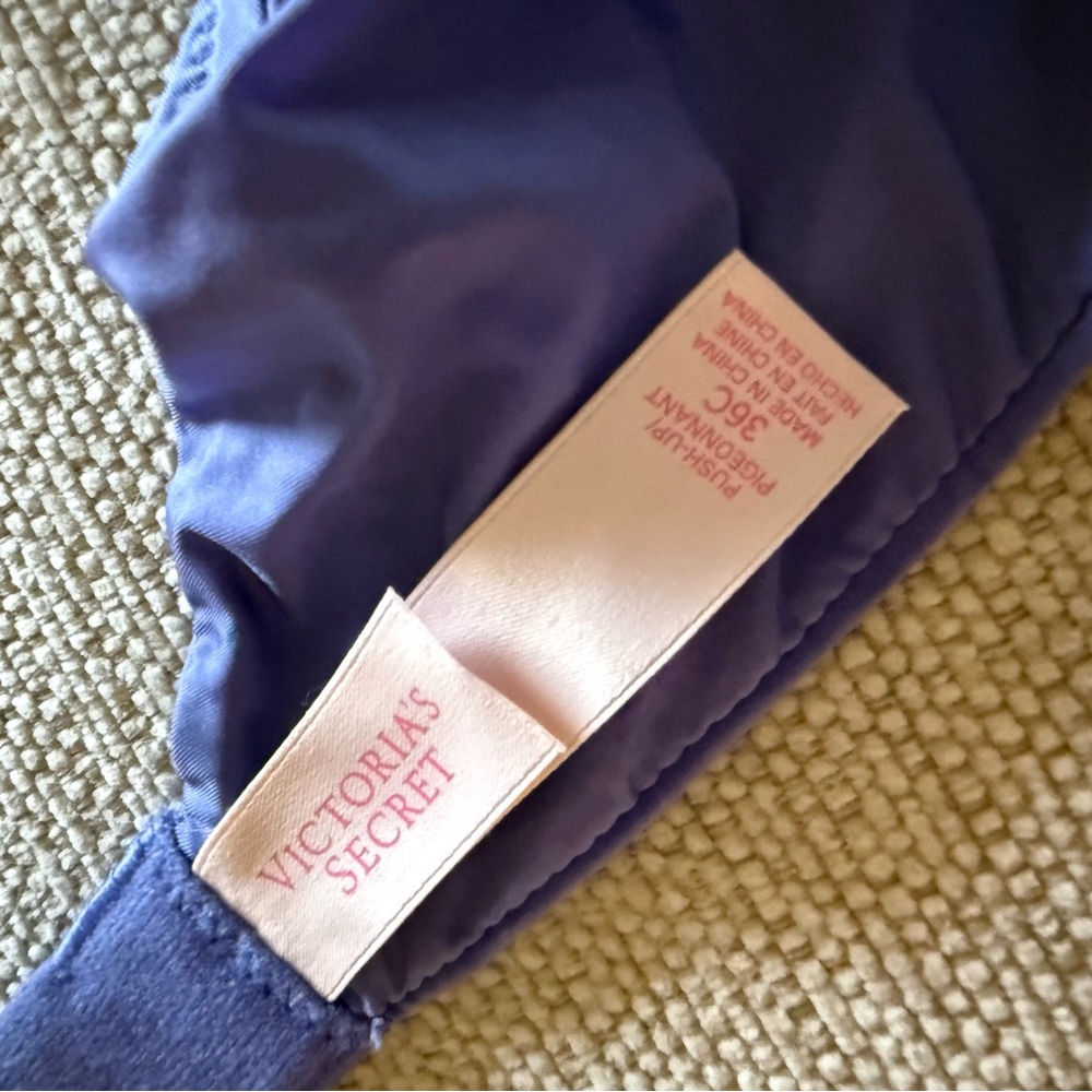 Victoria’s Secret push up Blue Women's Bra - Picture 4 of 4